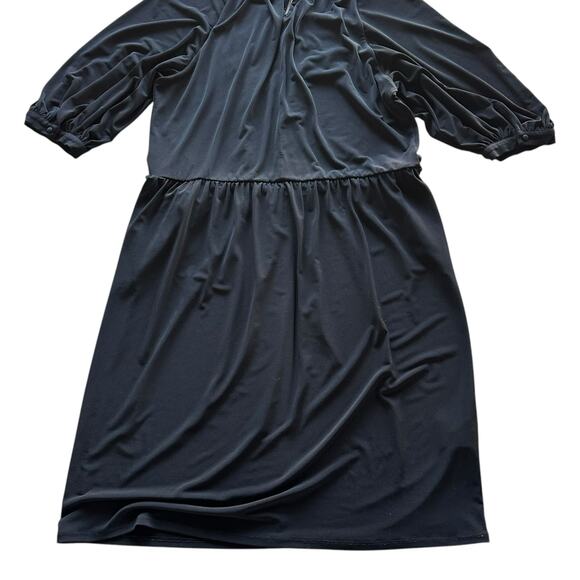 Womens Dress Size Large Black Witchy Goth Whimsigoth Dark Academic Classic - Picture 5 of 10